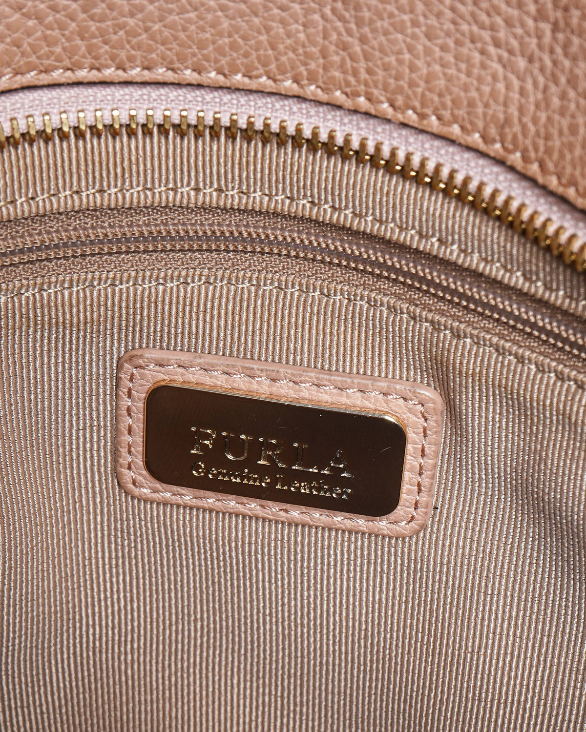 Furla Minerva Small Leather Shoulder Bag