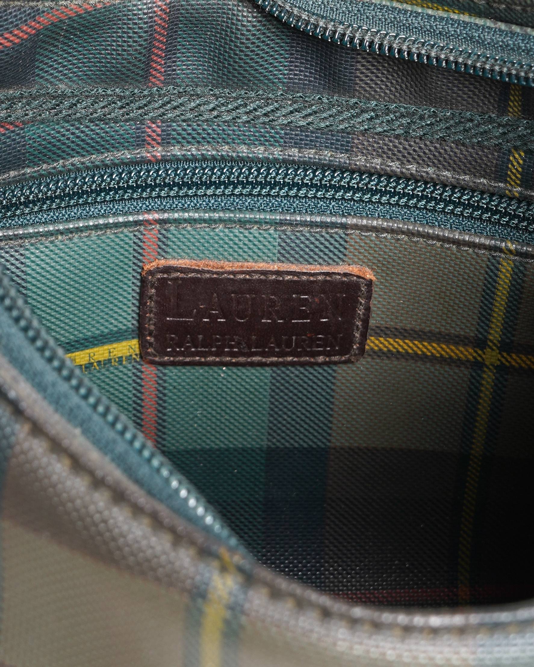Ralph Lauren Plaid shoulder bag