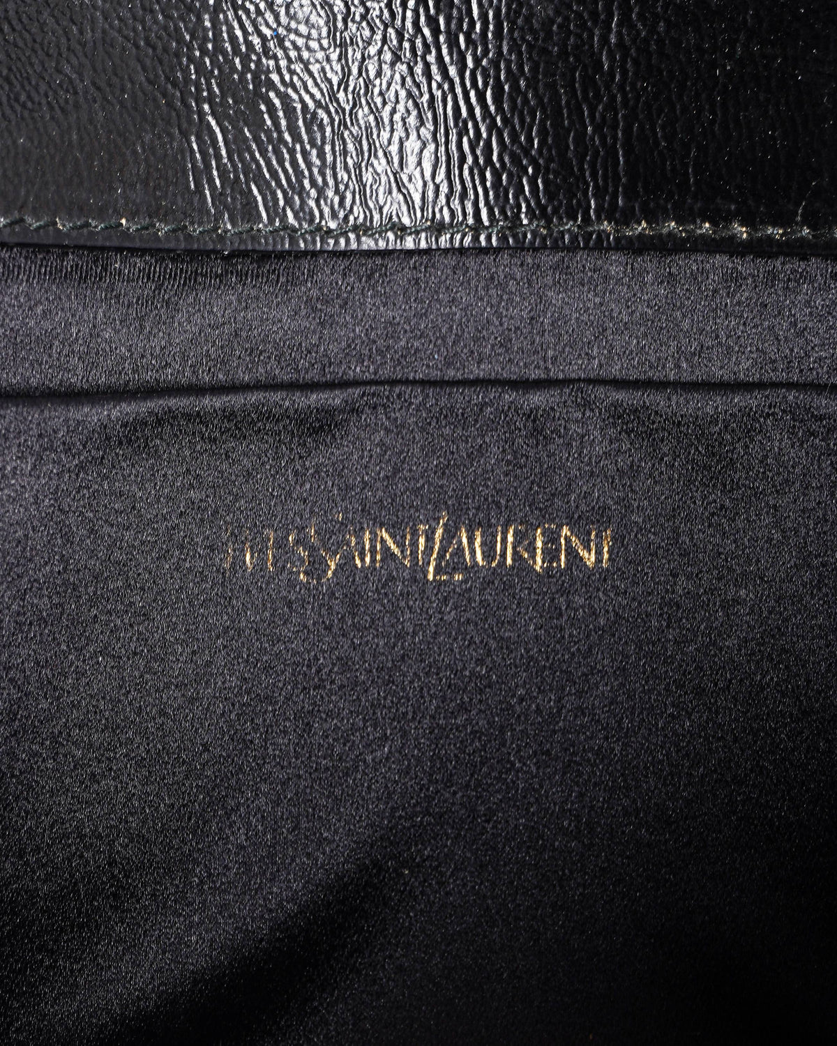Yves Saint Laurent Black Belle De Jour Flap Clutch