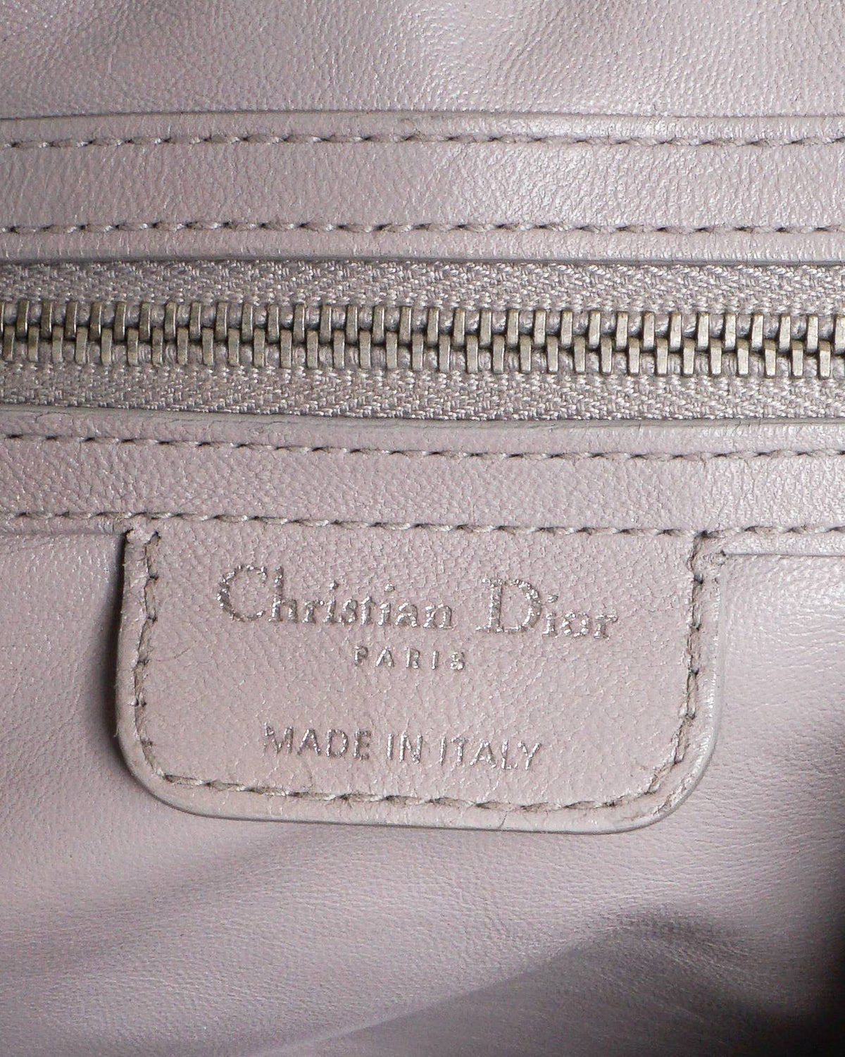 Christian Dior Beige Lambskin Le Trente Cannage Tote Bag