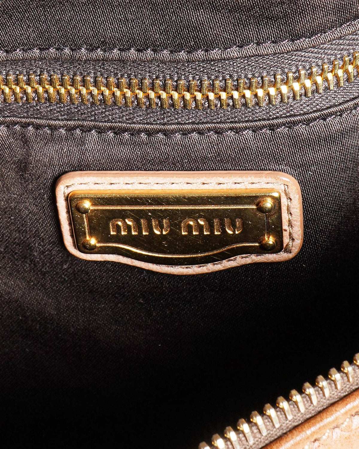 Miu Miu Woven Fringed Hobo Bag