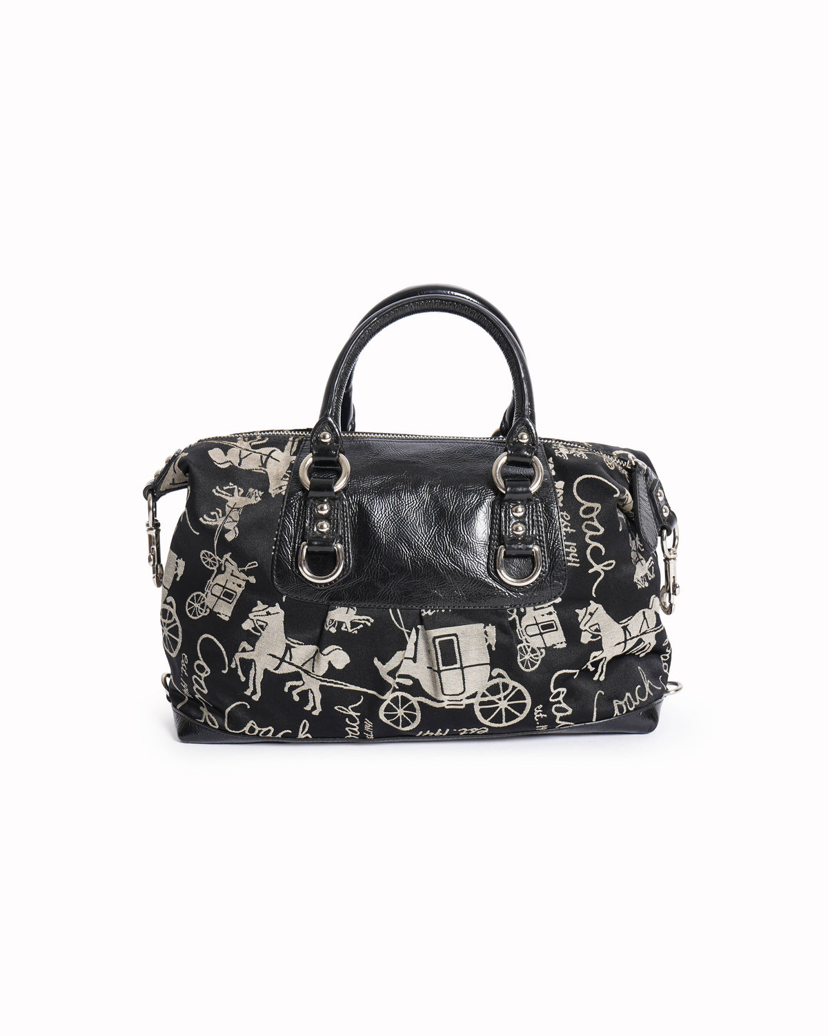 Coach Ashley Horse and Carriage Satchel handbag