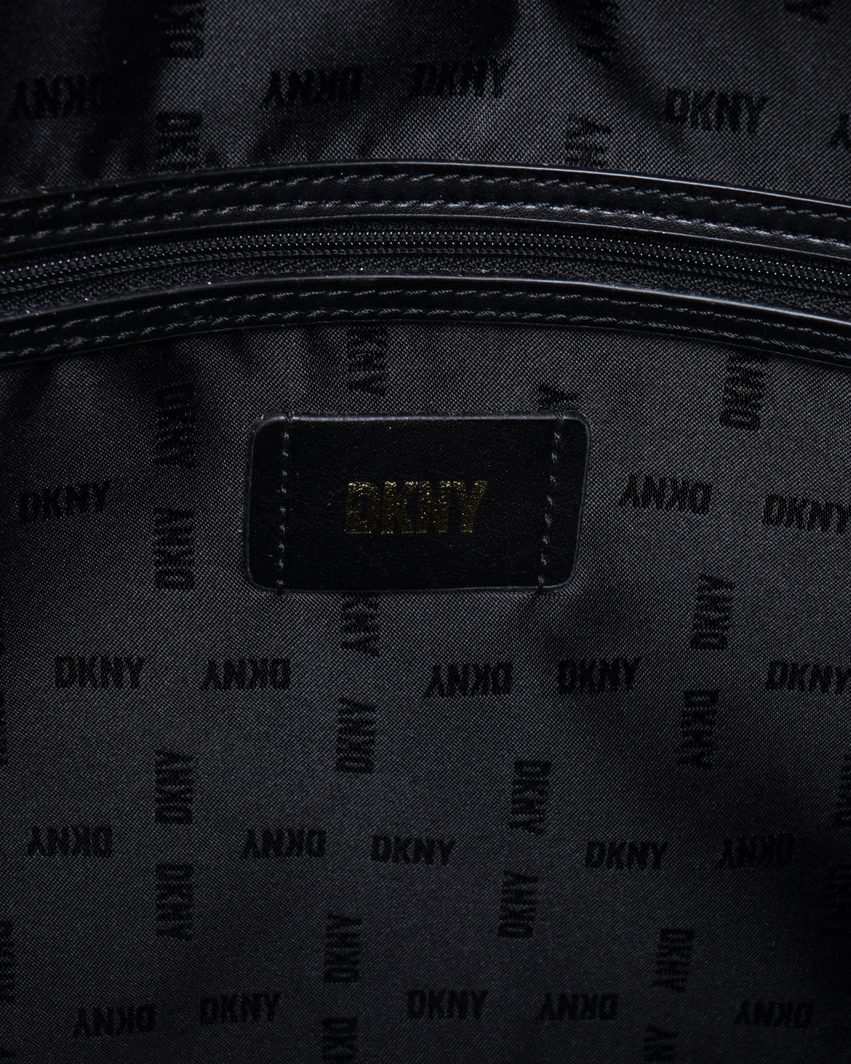 New DKNY Top handle Shoulder Monogram Bag In Black