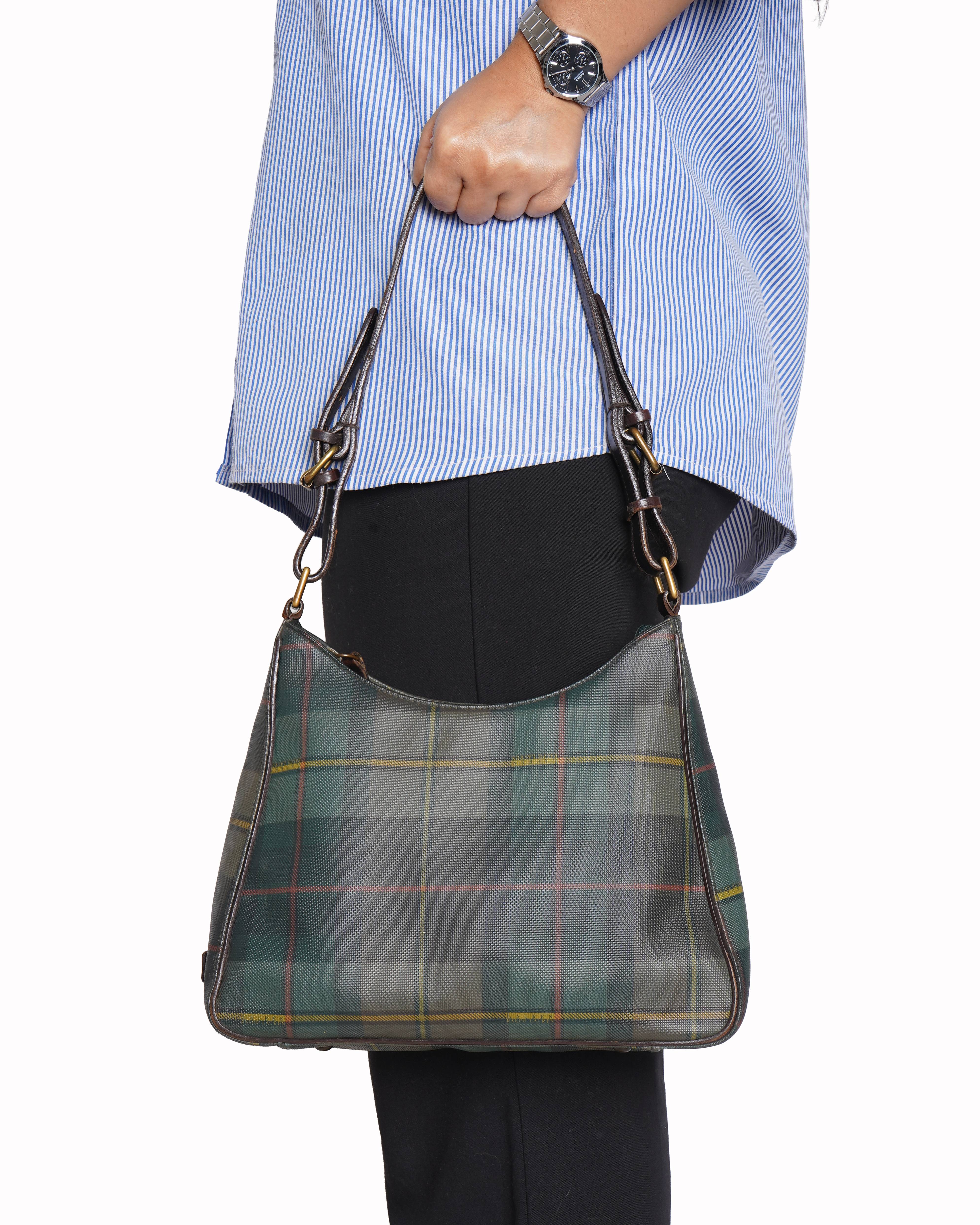 Ralph Lauren Plaid shoulder bag