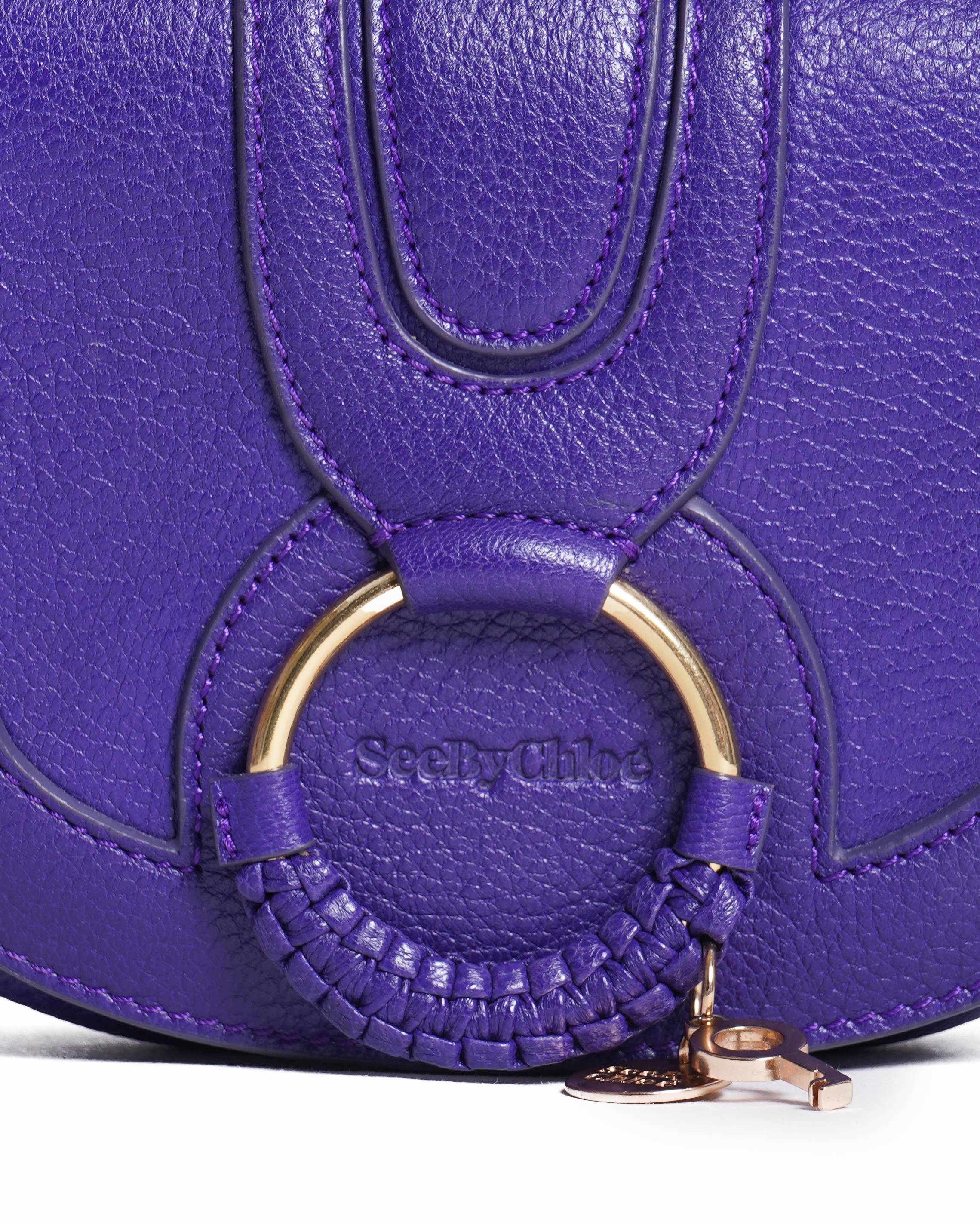 See By Chloé Leather Crossbody Bag in Purple