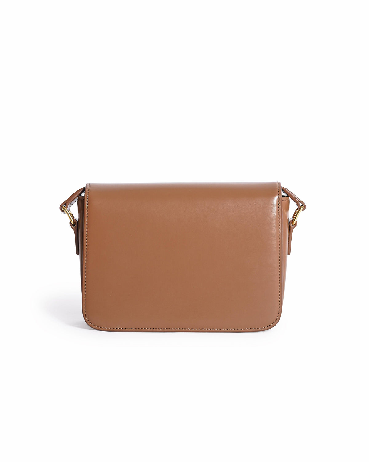 Celine Tan Small Triomphe Crossbody Bag In Natural Calfskin