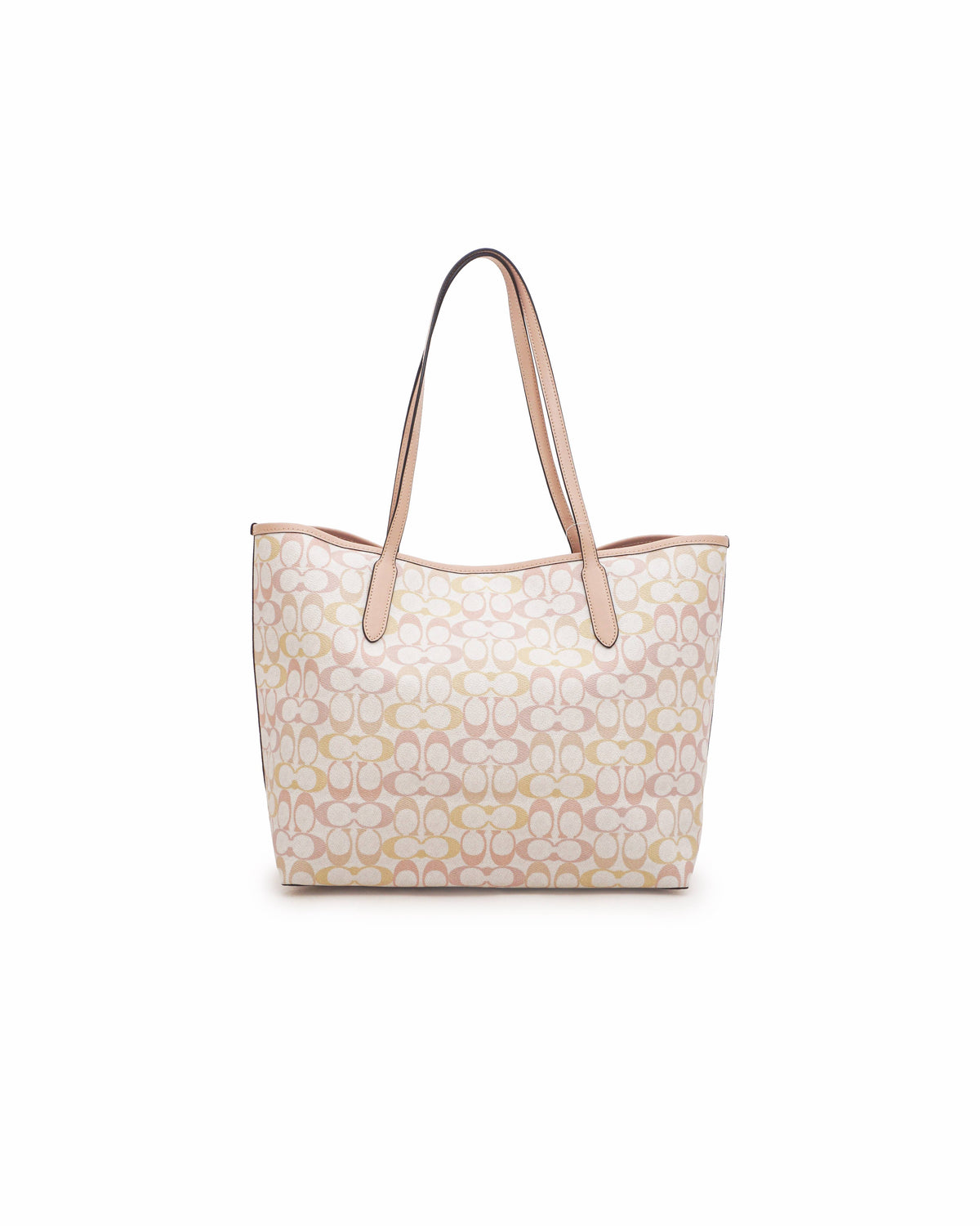 Coach City Tote Bag In Pretty Signature Canvas