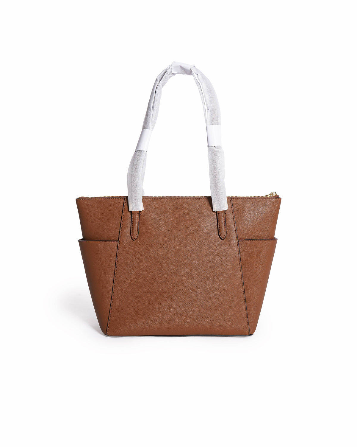 Michael Kors Charlotte Saffiano Leather Large Top-Zip Tote Bag