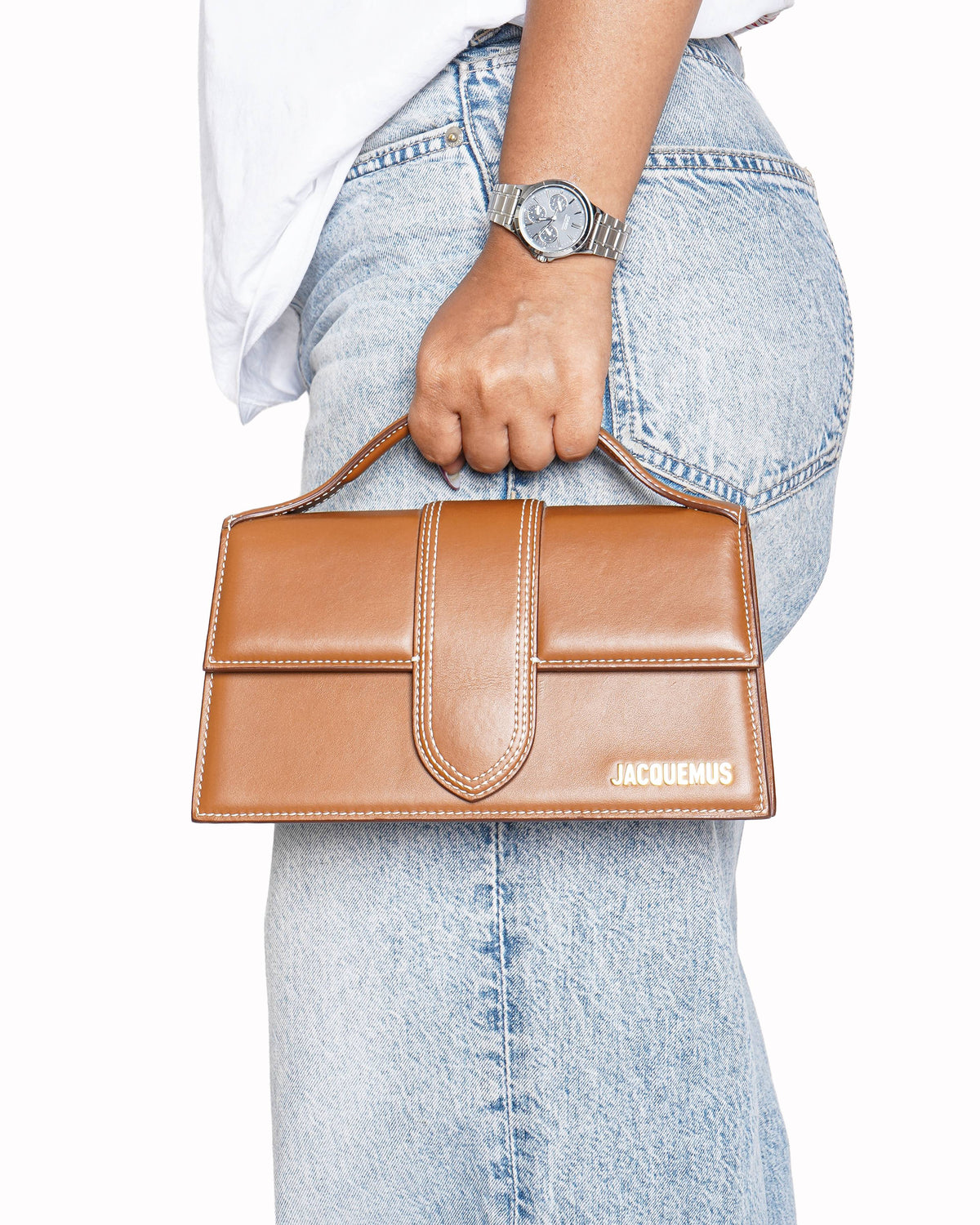 Jacquemus Light Brown Bambino Large Crossdody Bag