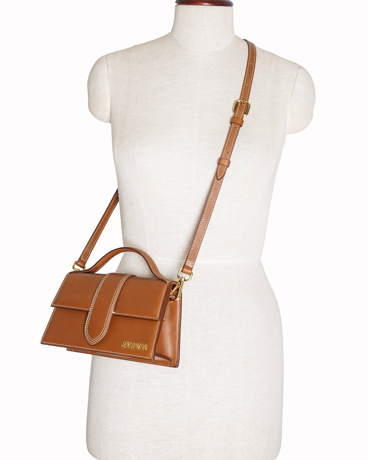 Jacquemus Light Brown Bambino Large Crossdody Bag