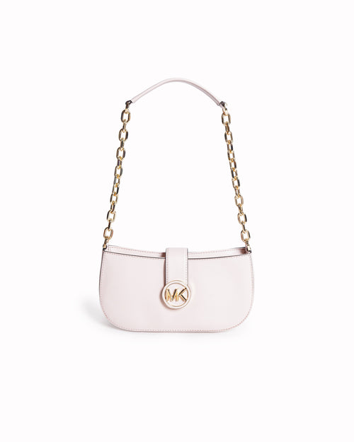Michael Kors Small Carmen Pouchette Shoulder Bag Powder Pink
