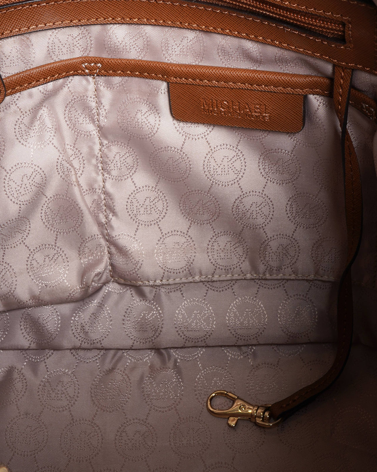 Michael Kors brown tote bag