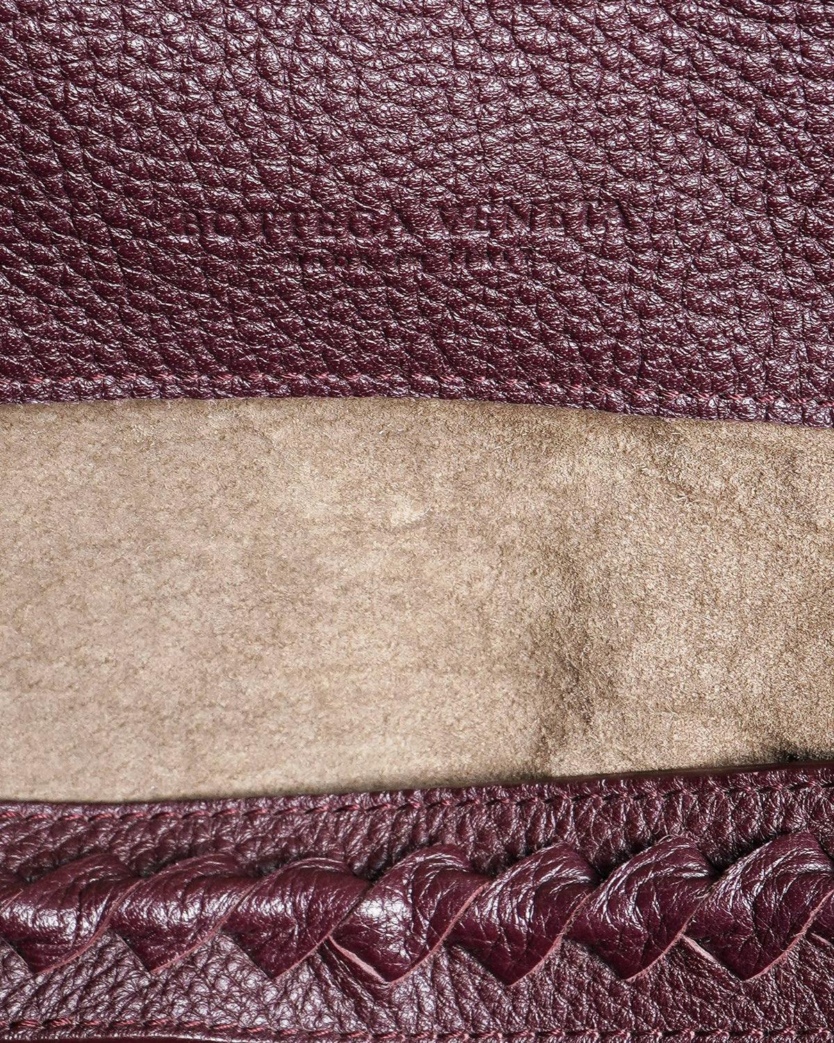 Bottega Veneta Burgundy Cervo Leather Loop Hobo Bag
