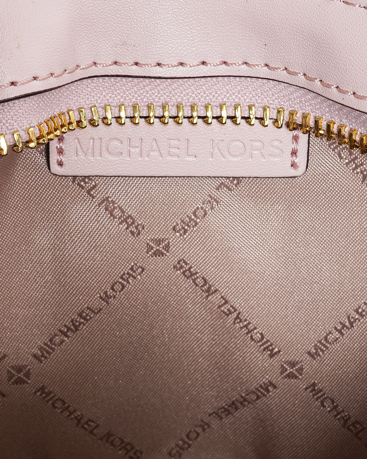 Michael Kors Small Carmen Pouchette Shoulder Bag Powder Pink