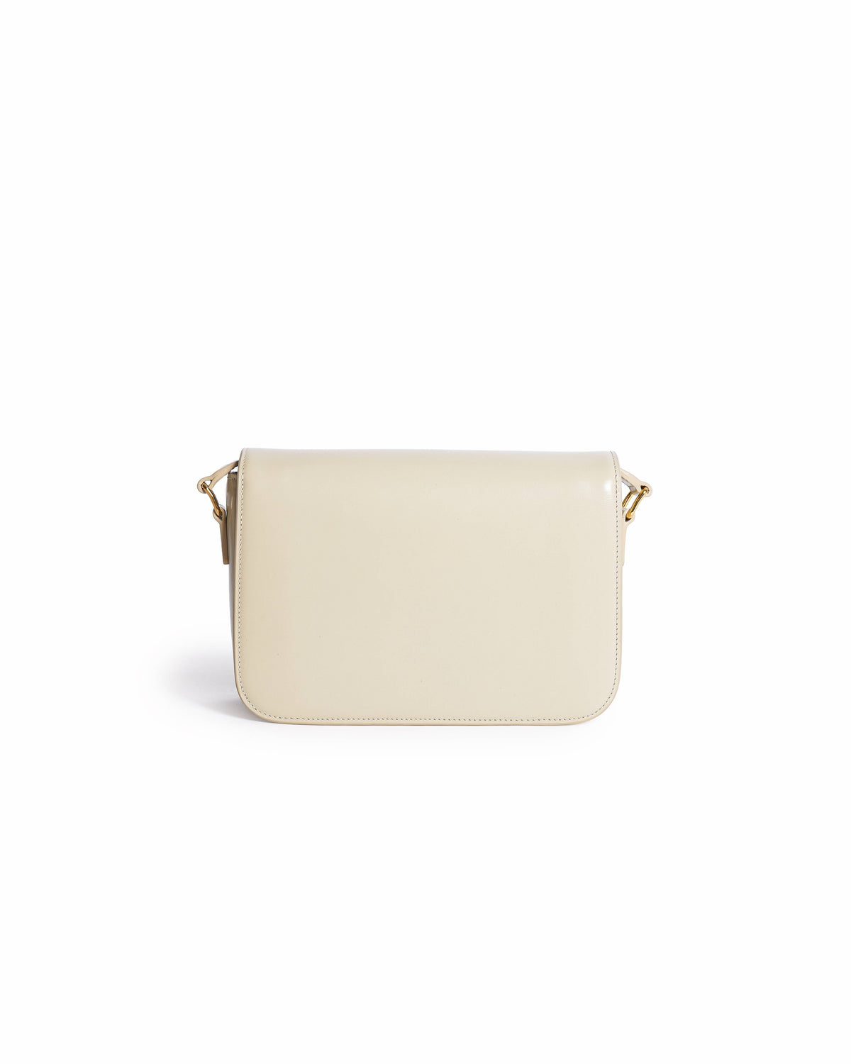 Celine Off-white Triomphe Crossbody Bag In Natural Calfskin