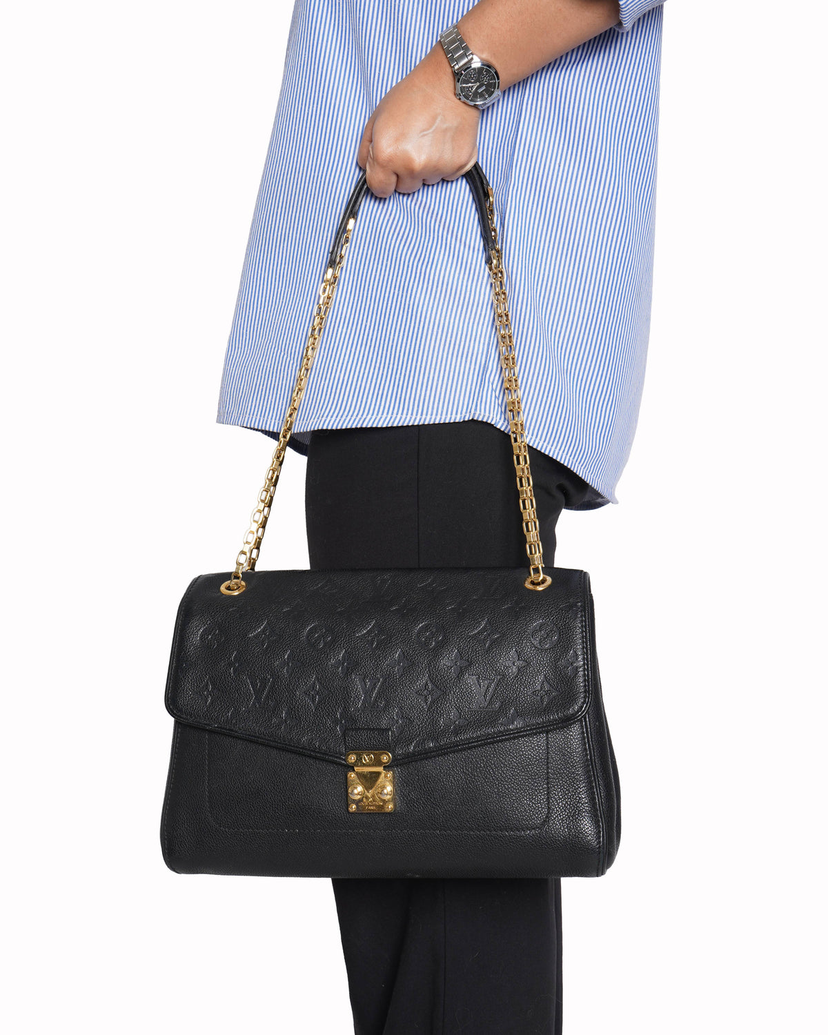 Louis Vuitton Fascinante Shoulder Bag In Black