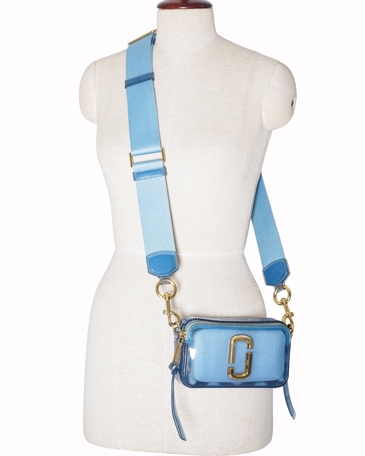 Marc Jacobs Blue The Jelly Snapshot Camera Bag