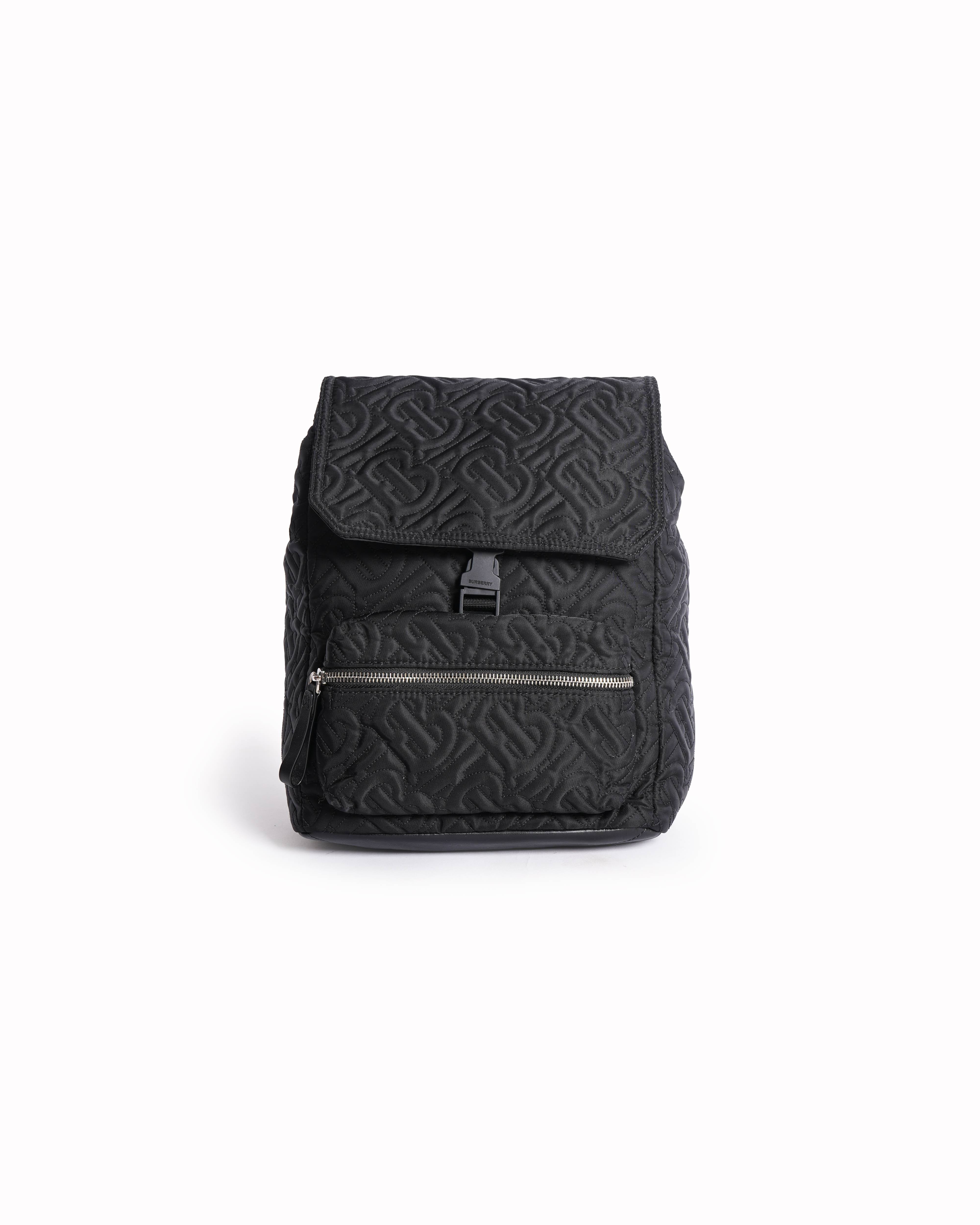 Burberry Monogram Backpack In Quilted
