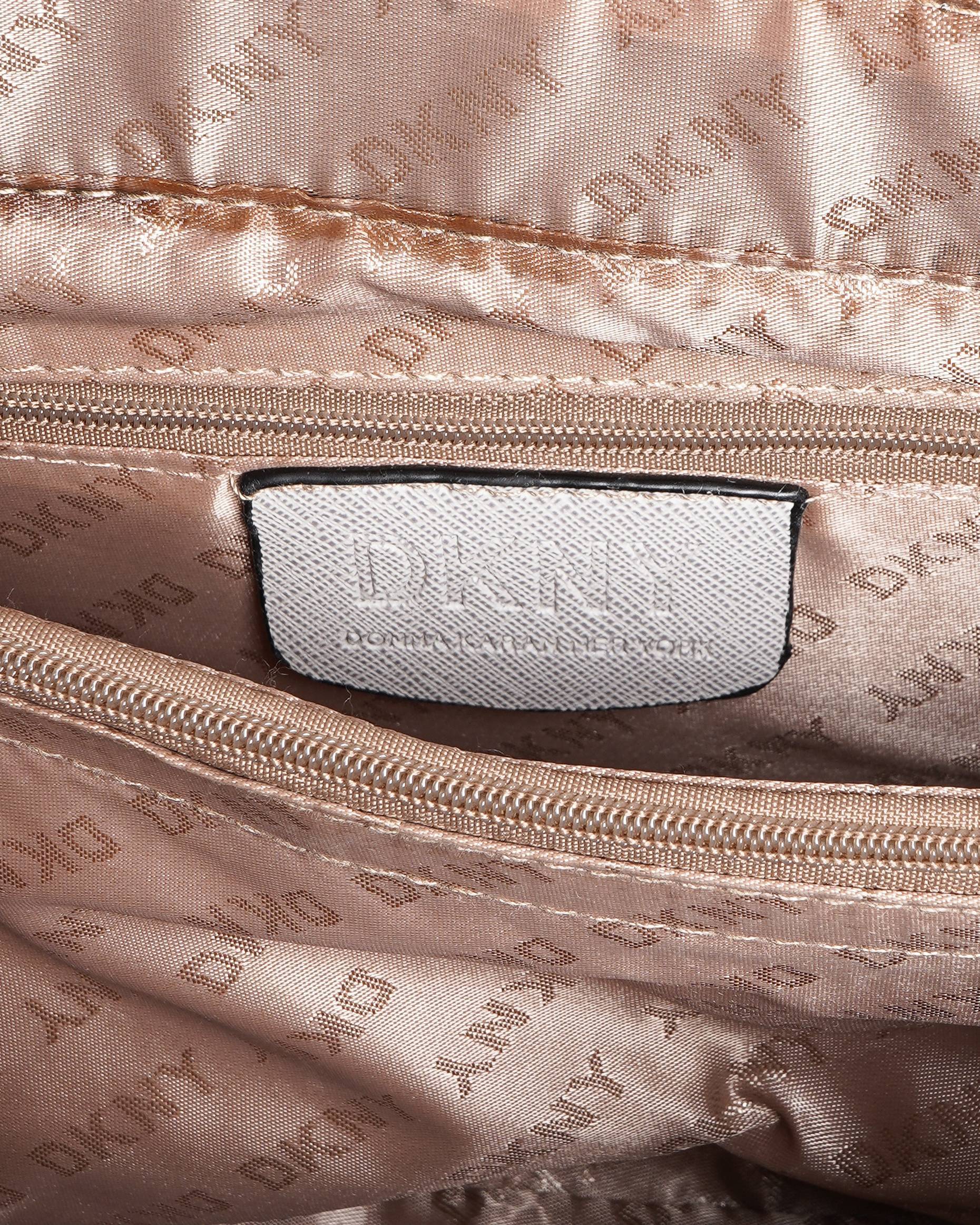 New Dkny Brand Print Shoulder Bag with Strap