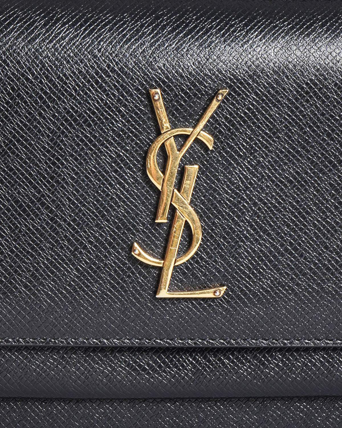 Saint Laurent Small Sunset Crossbody In Black