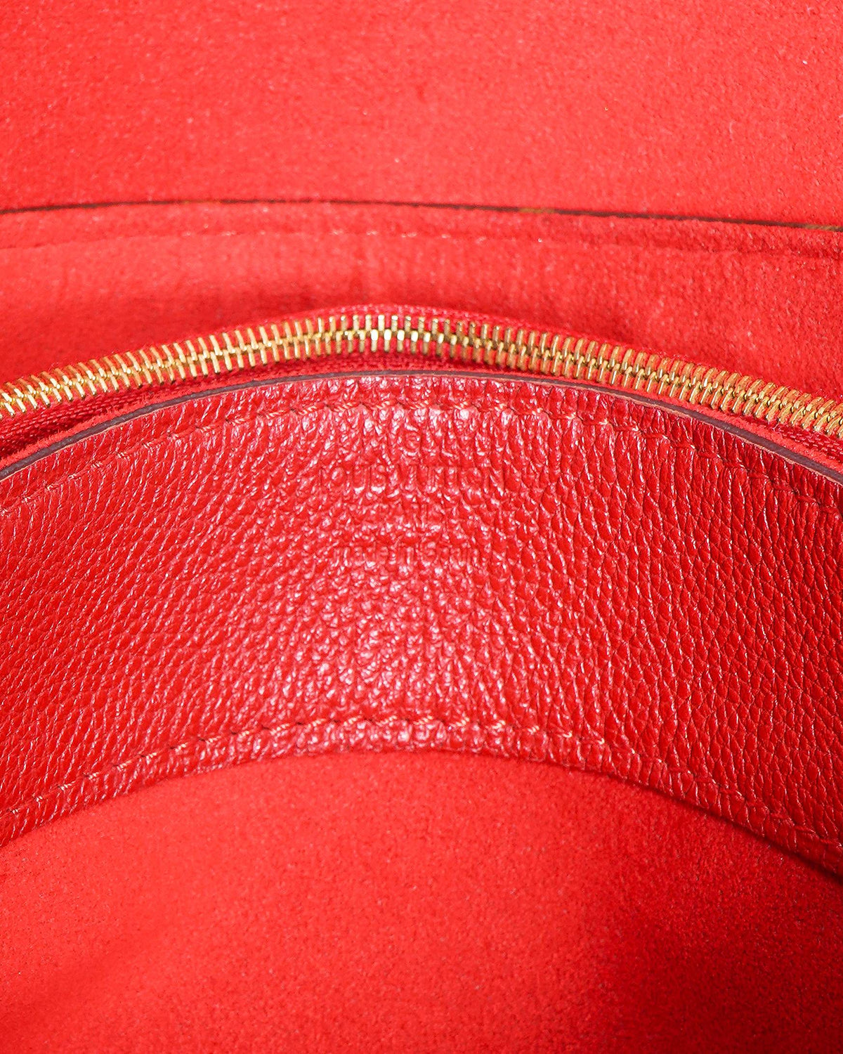 Louis Vuitton Pallas Chain Monogram Canvas and Cherry Leather Shoulder Bag