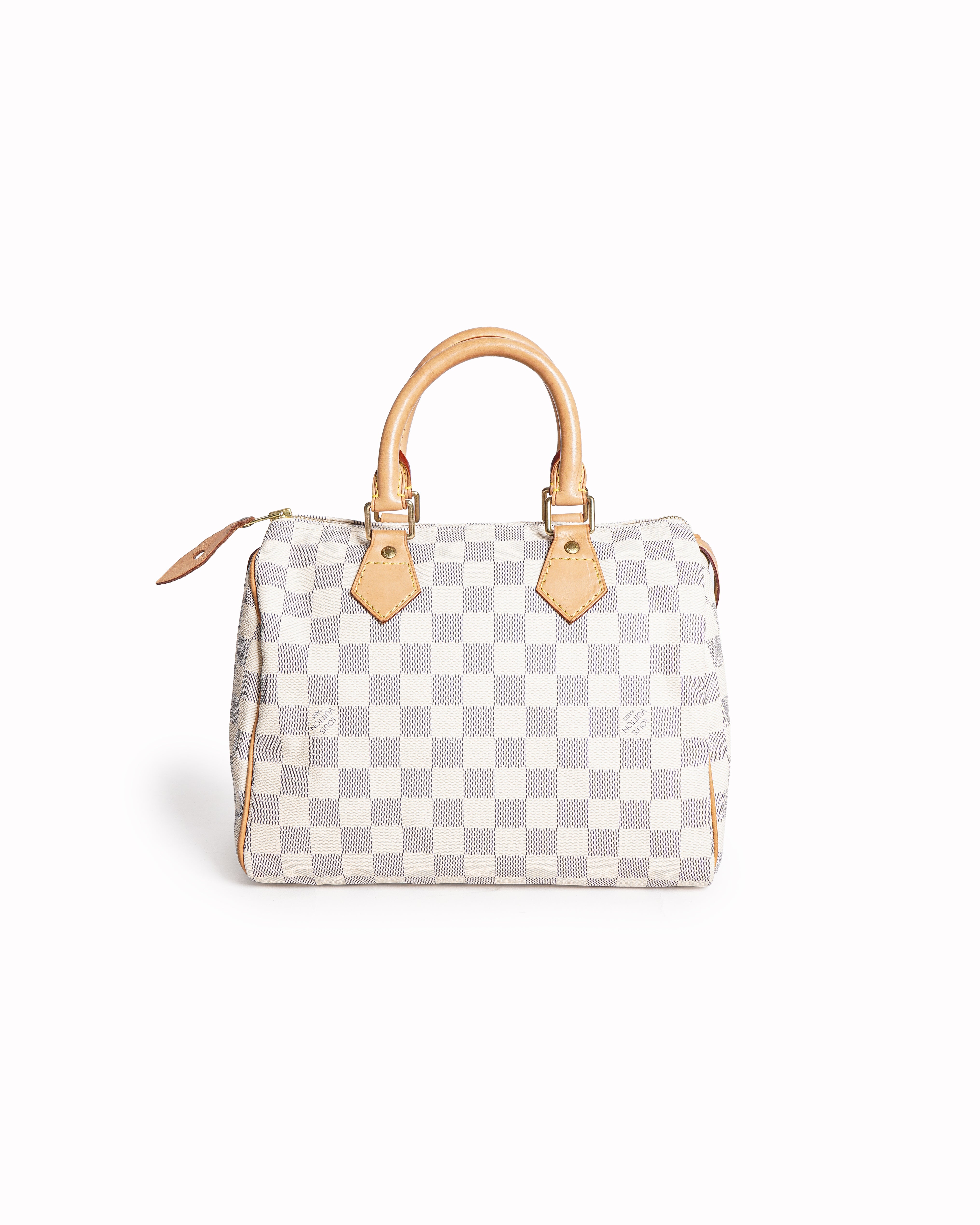 Louis Vuitton Damier Azur Canvas Speedy 25 Handbag