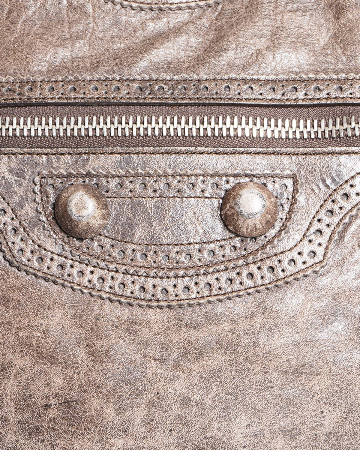 Balenciaga Motocross Giant Folder Brogue Bag