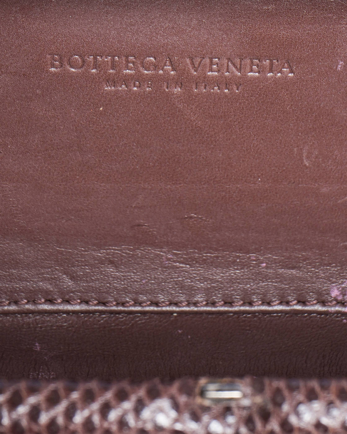 Bottega Veneta intercciato chain metal Knot clutch Bag