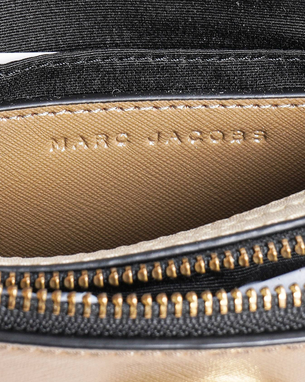 Marc jacobs beige the snapshot crossbody bag