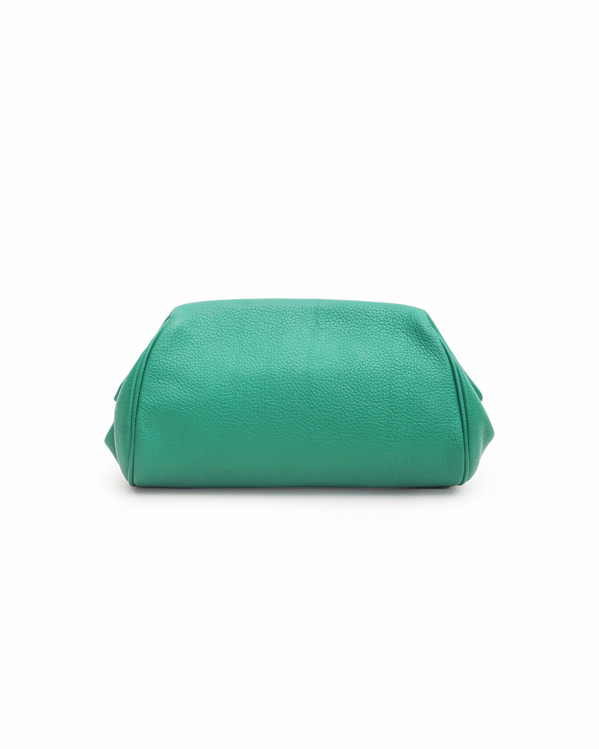 Salvatore Ferragamo Green Pebbled Leather Gancini Mini Crossbody Bag