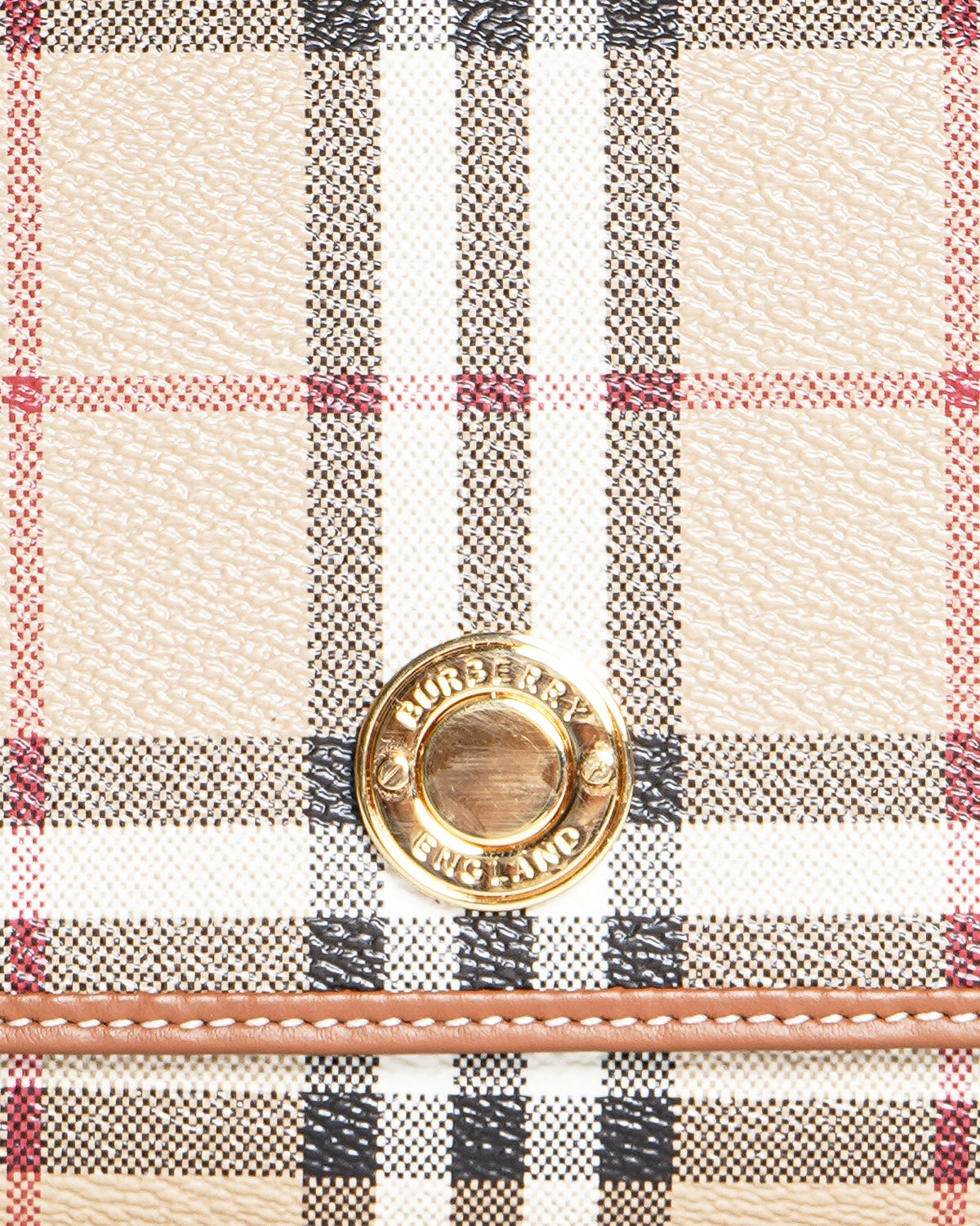 Burberry Archive Beige Vintage Check Chain Wallet