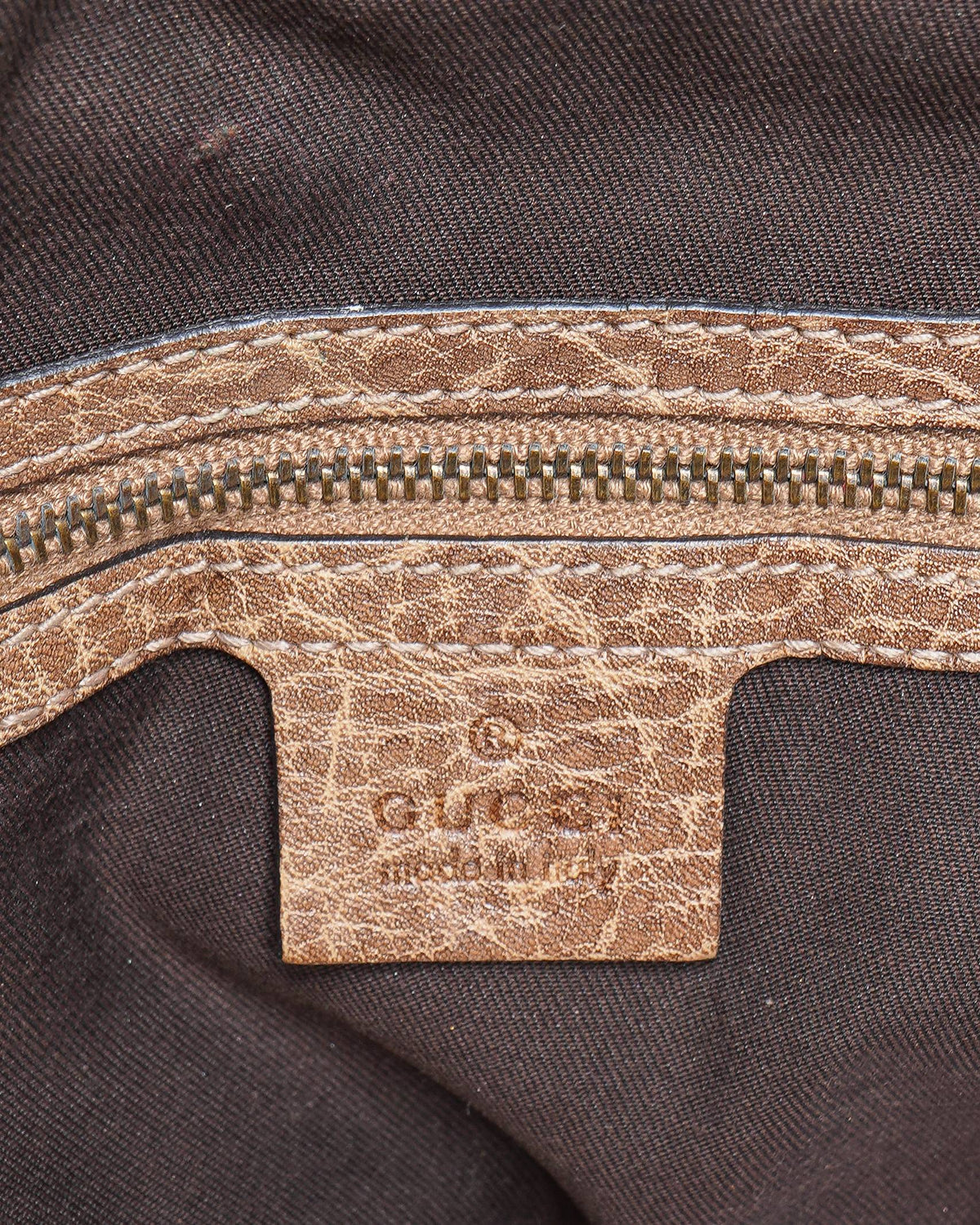 Gucci Pelham Horsebit Large Shoulder Bag Light Brown Leather