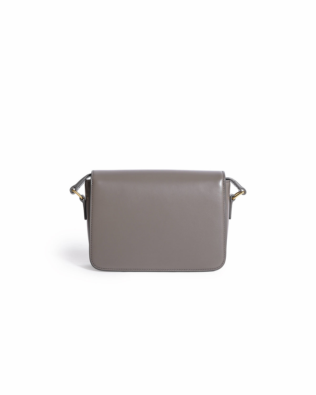 Celine Grey Small Triomphe Crossbody Bag In Natural Calfskin