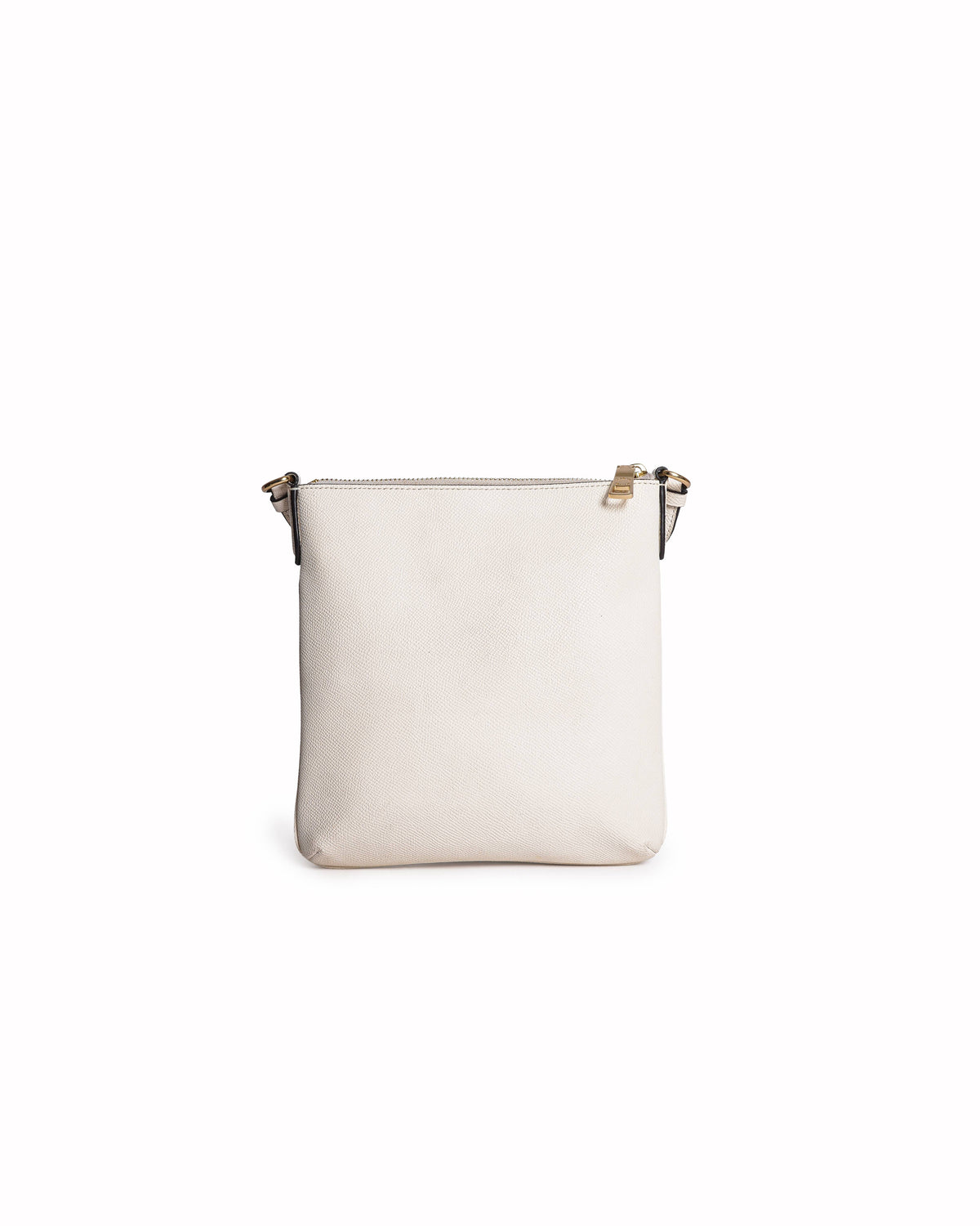 Coach White Leather File Messenger Crossbody Bag