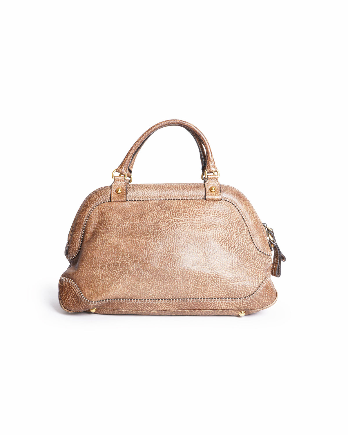 Gucci Pelham Horsebit Large Shoulder Bag Light Brown Leather