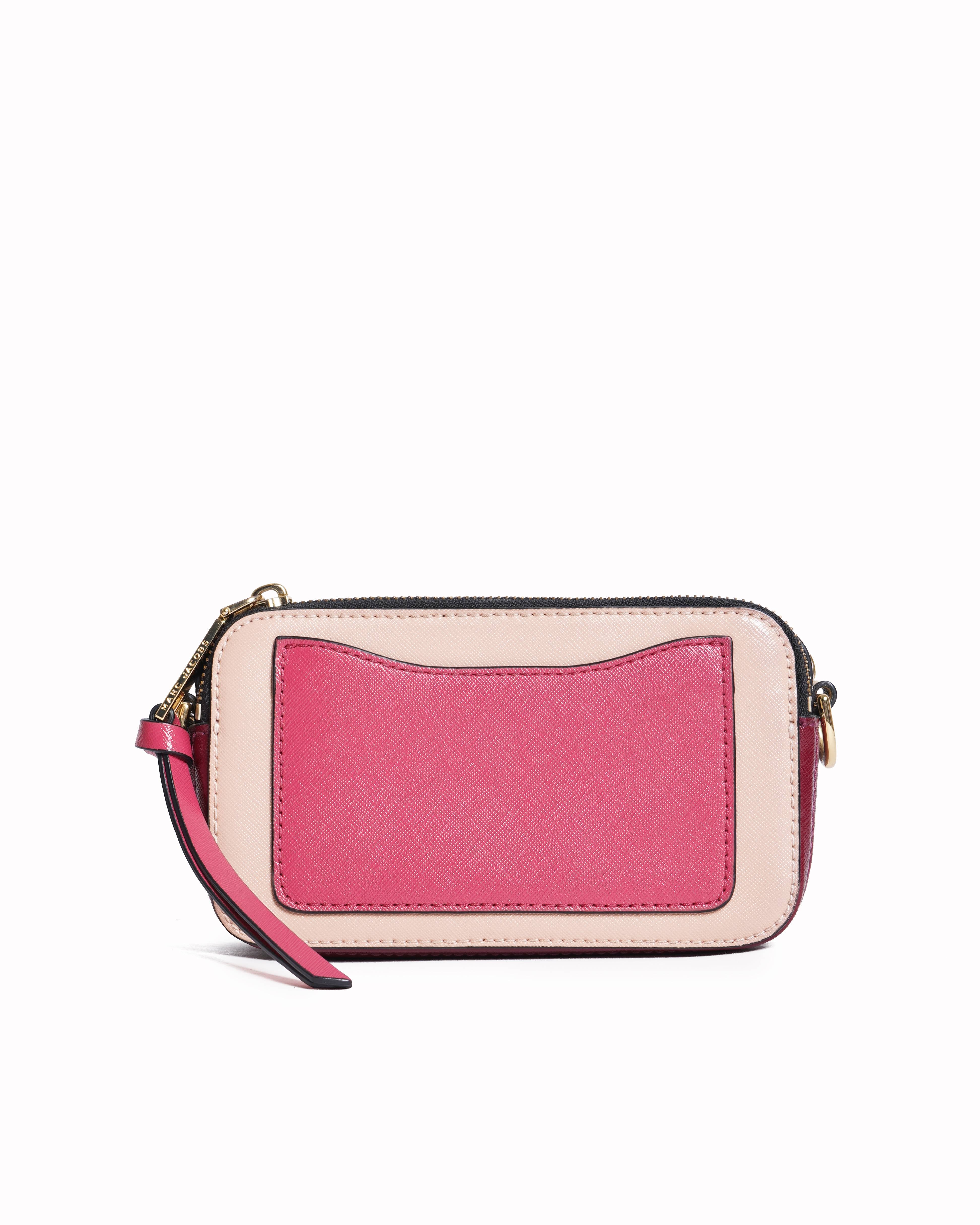 Marc Jacobs Snapshot bag in Rose Pink & Burgundy