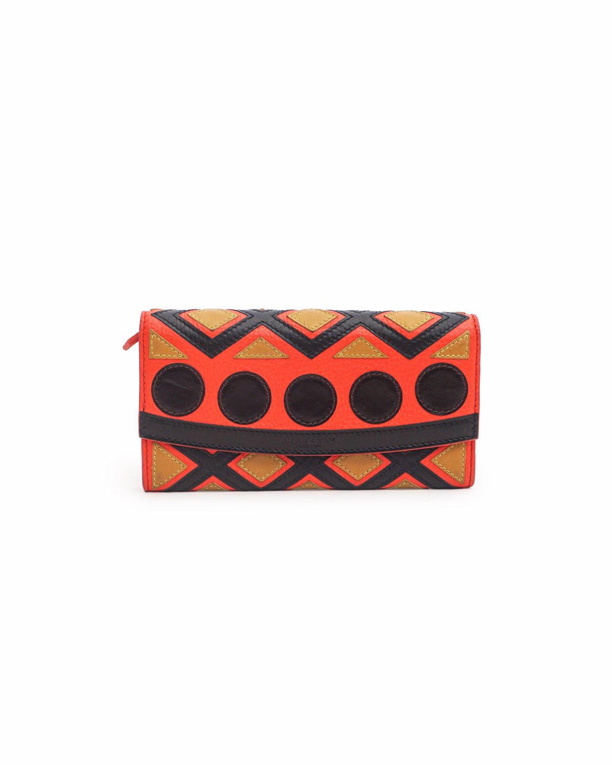 Burberry Geometric Pattern Continental Wallet