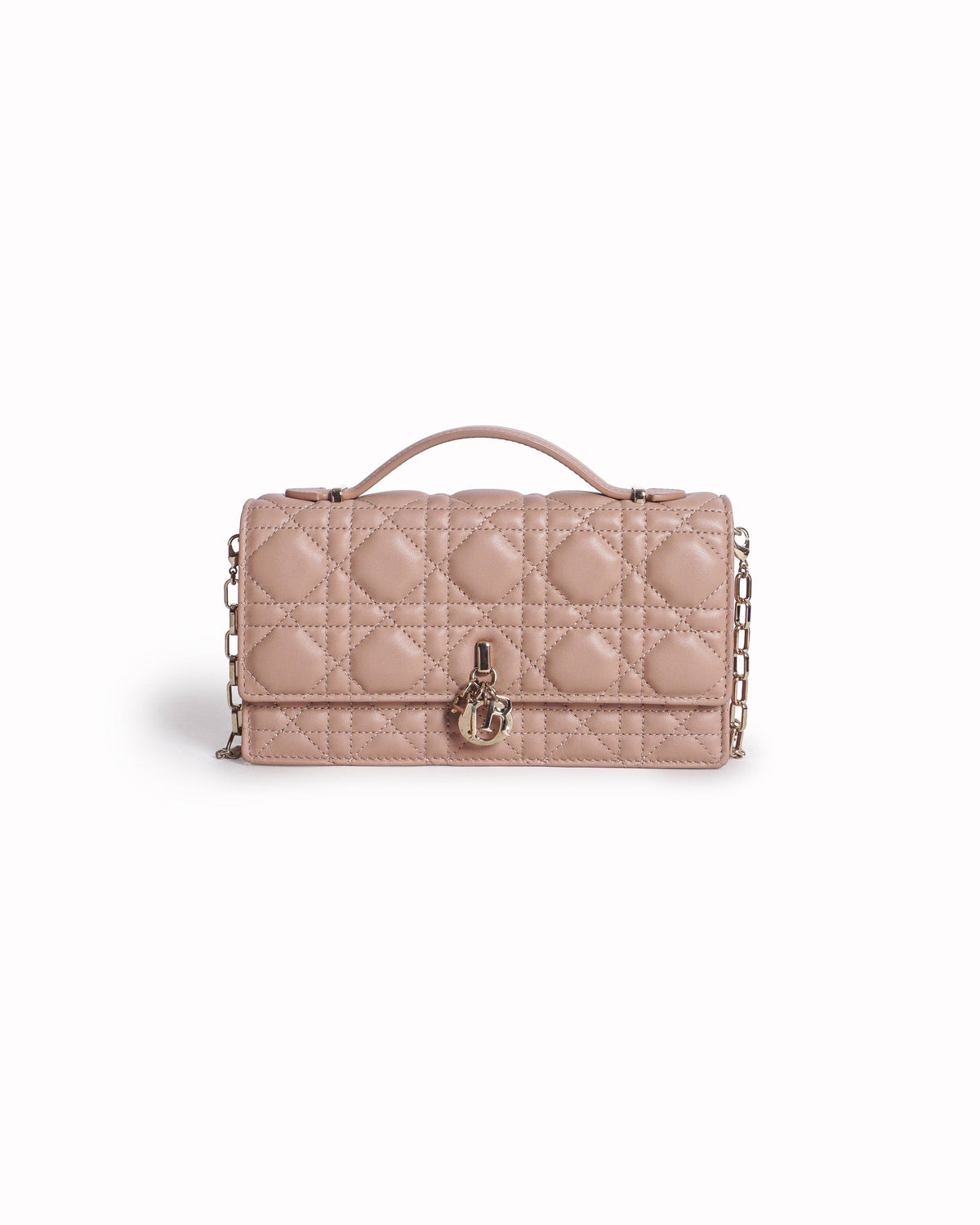 Christian Dior Powder Beige Cannage Lambskin My Dior Mini Bag