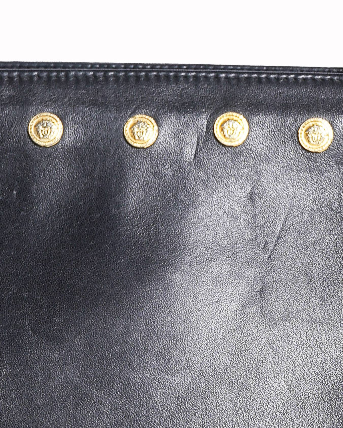 Versace Medusa Shoulder Bag In Black