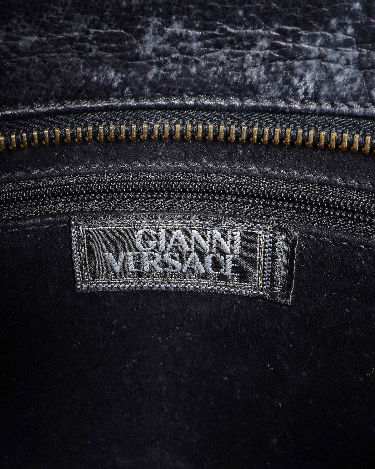 Versace Medusa Shoulder Bag In Black