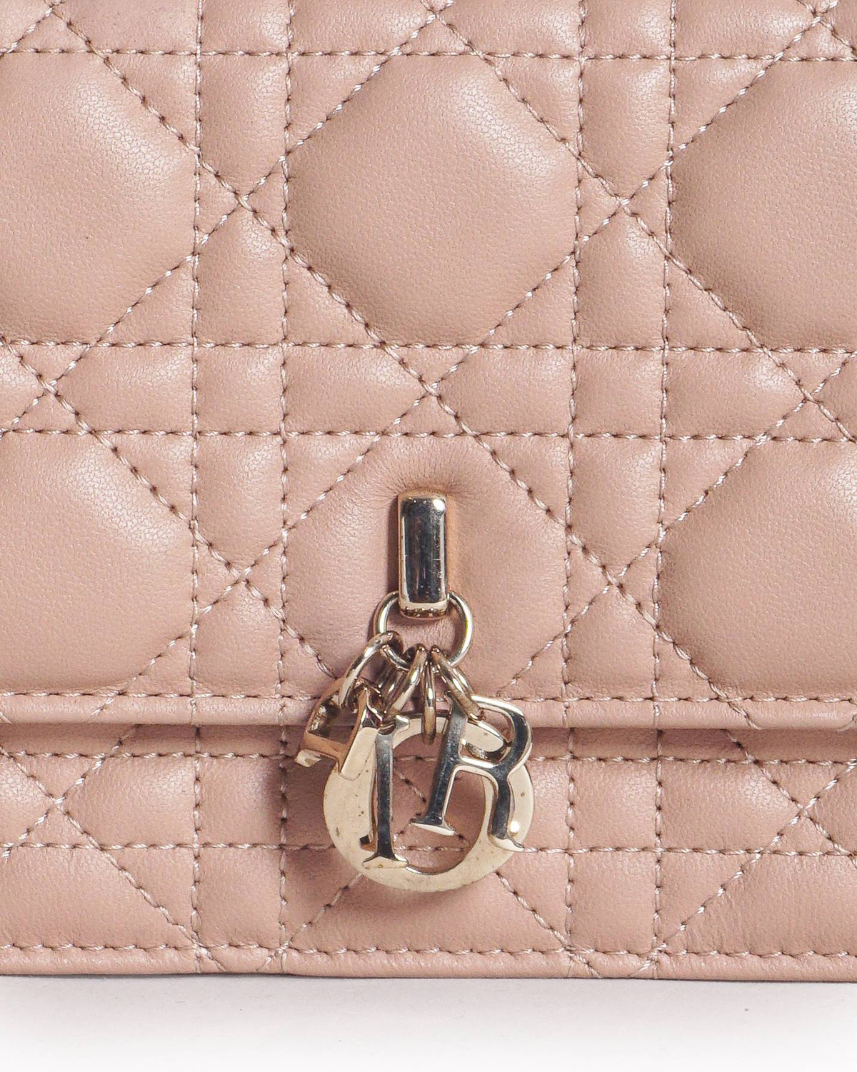 Christian Dior Powder Beige Cannage Lambskin My Dior Mini Bag