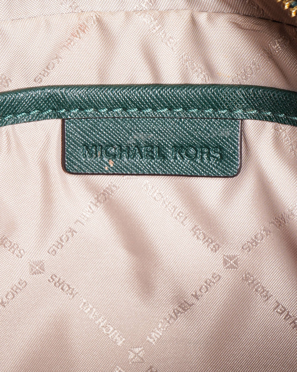 Michael Kors Jet Set Large Saffiano Leather Crossbody Bag