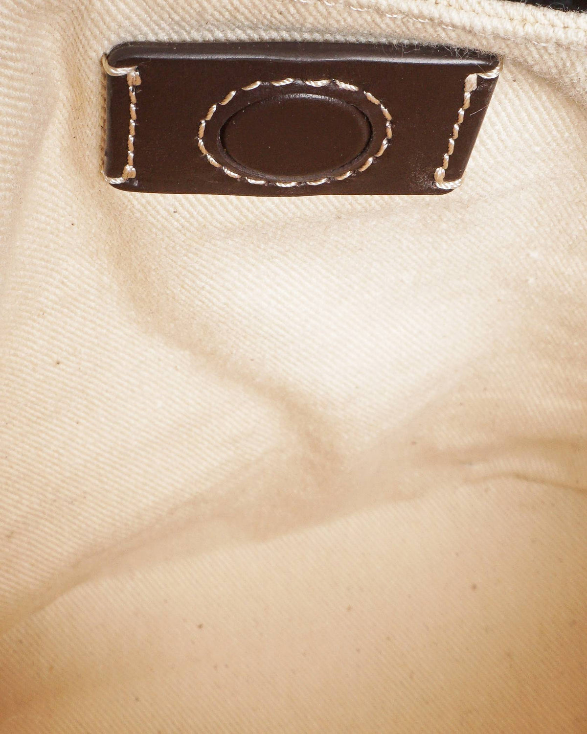Polène Solé Macramé Upcycled Leather Pebble-Pearl Bag