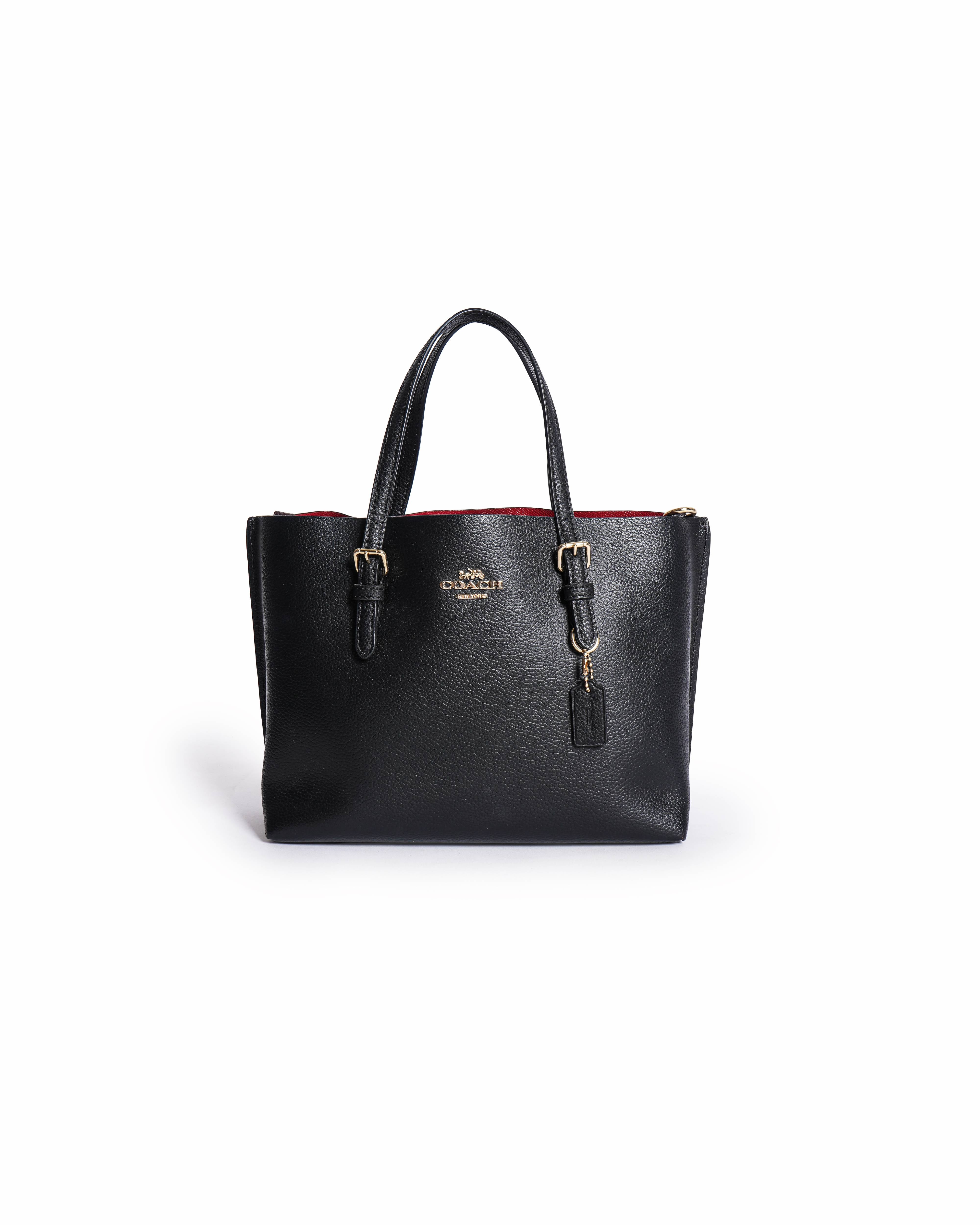 Coach Mollie Small Black Tote Bag