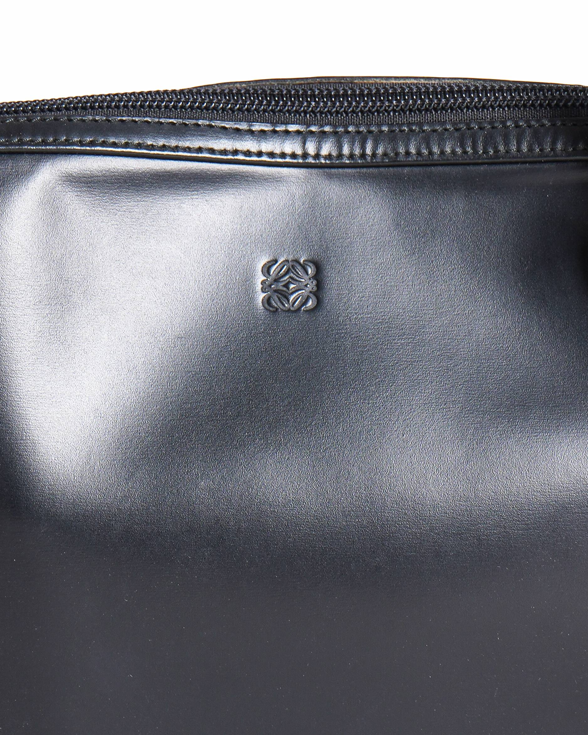 Loewe Vintage Black Box-Calf Shoulder Bag