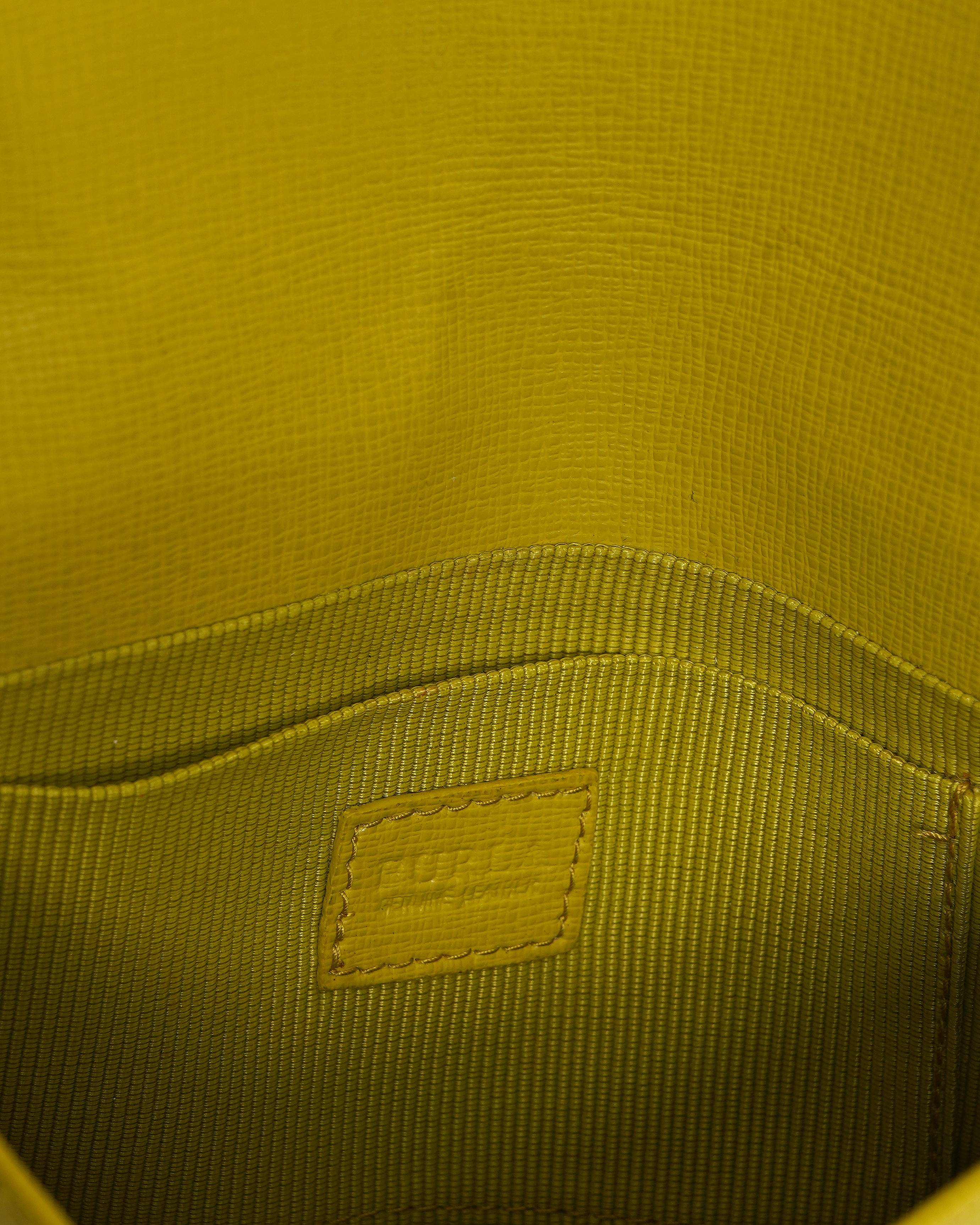 Furla yellow mini crossbody bag
