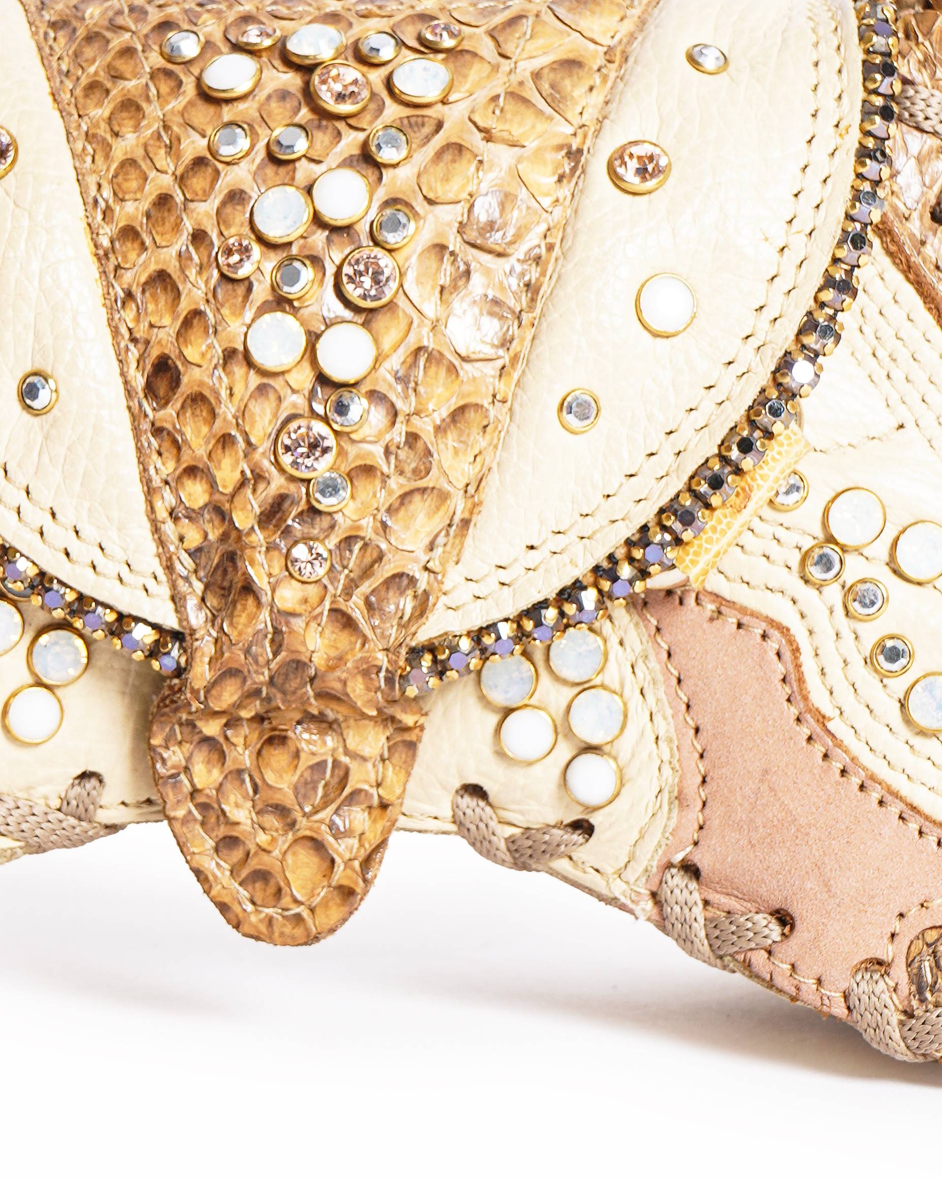 Bracher Emden Leather Studded Shoulder Bag