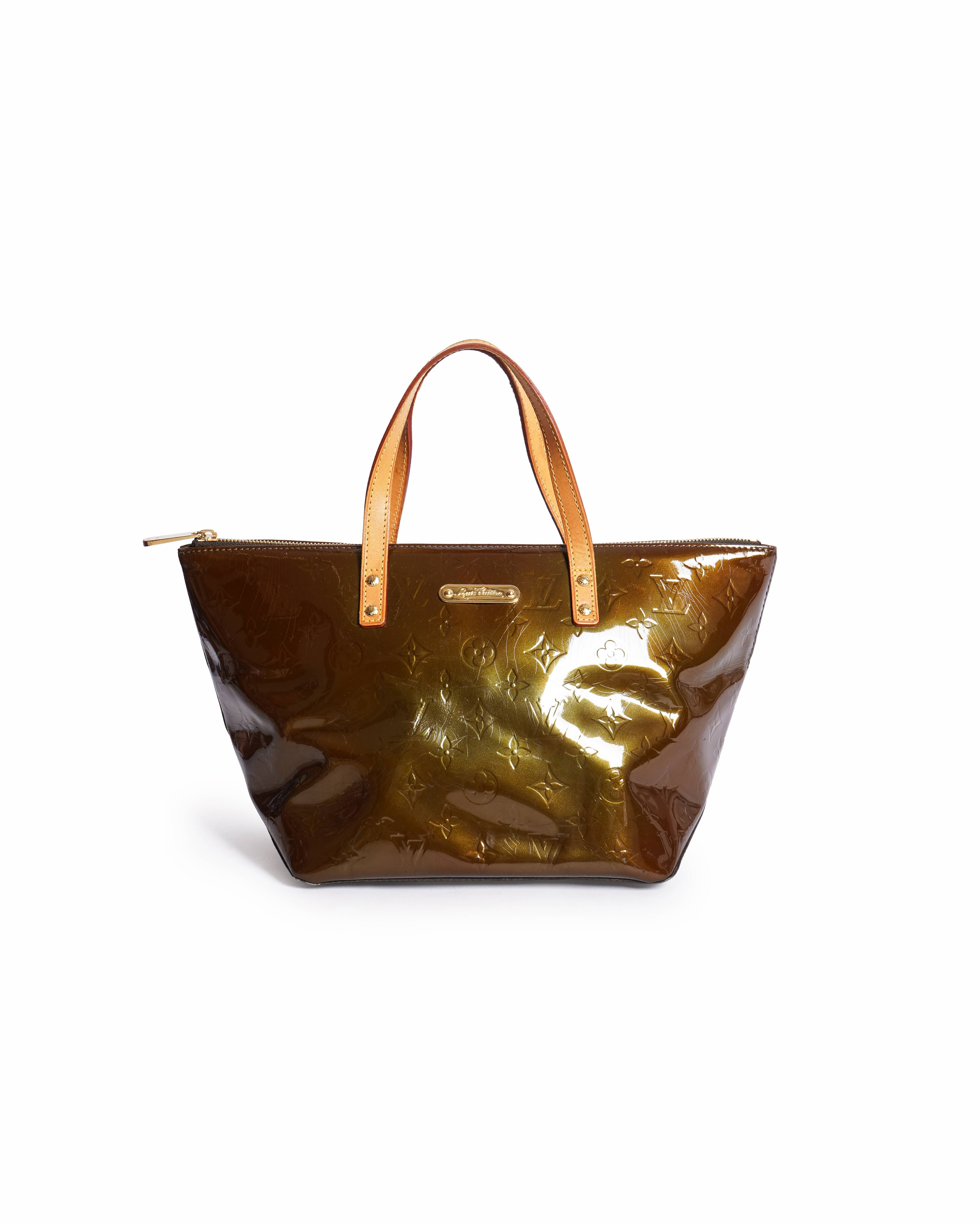 Louis Vuitton Olive Monogram Vernis Bellevue Shoulder Bag