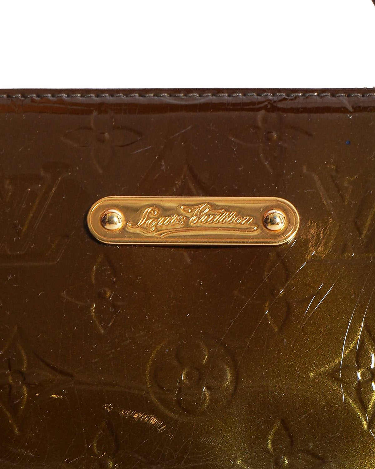 Louis Vuitton Olive Monogram Vernis Bellevue Shoulder Bag