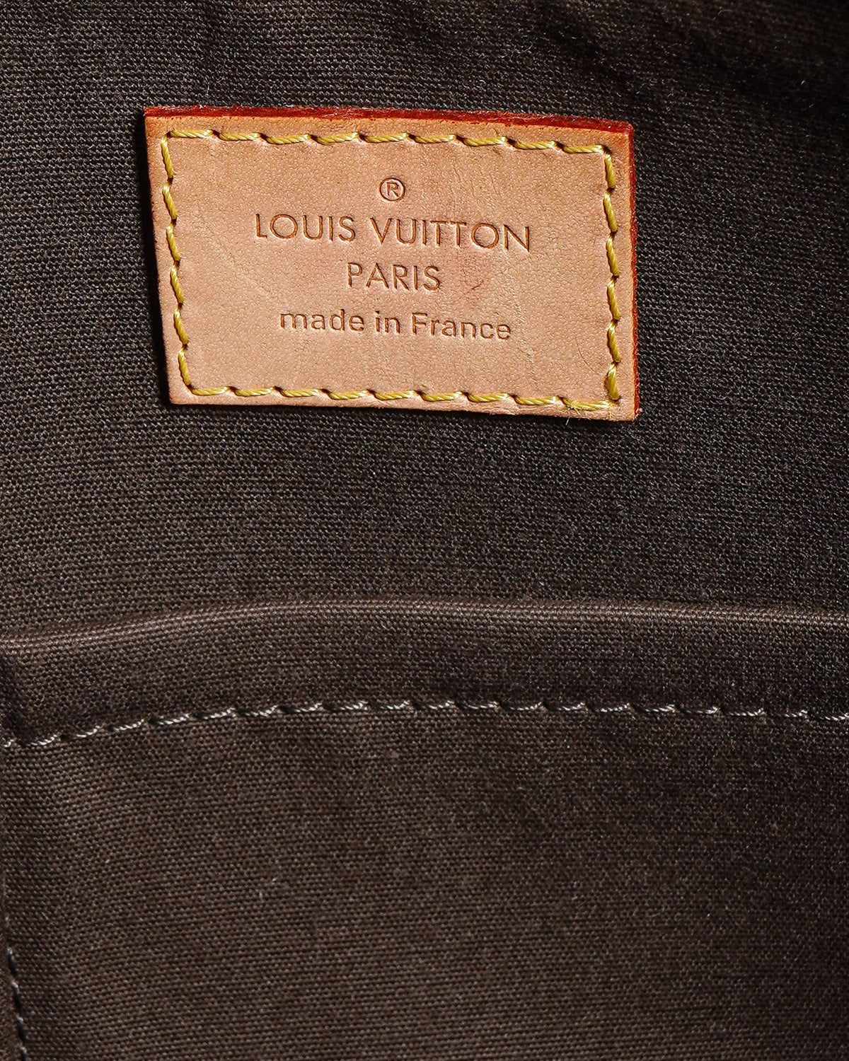 Louis Vuitton Olive Monogram Vernis Bellevue Shoulder Bag